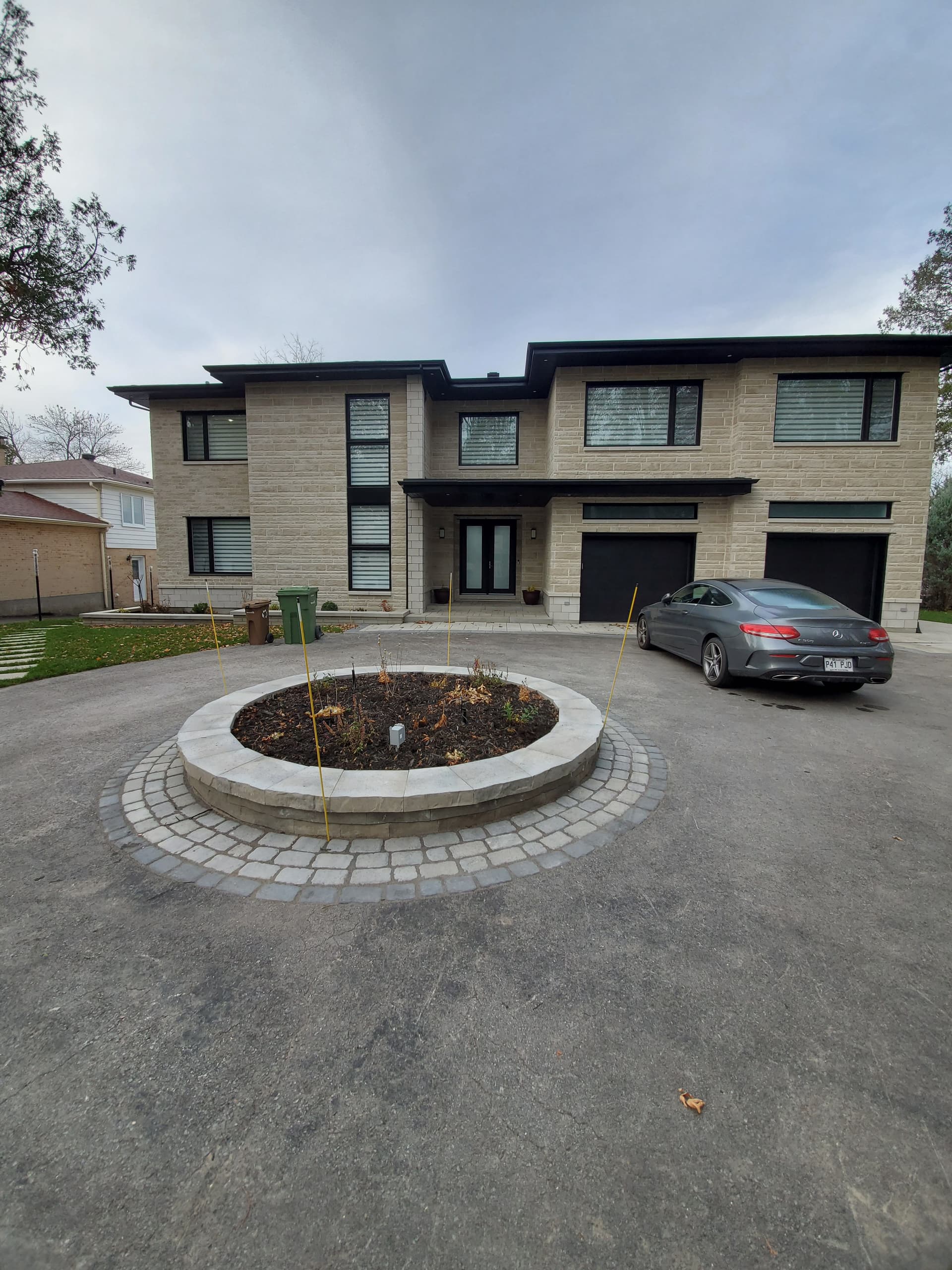 Backside of a house in the forest